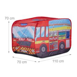 Tente de jeu camion de pompiers jeux jouets 13_0002855