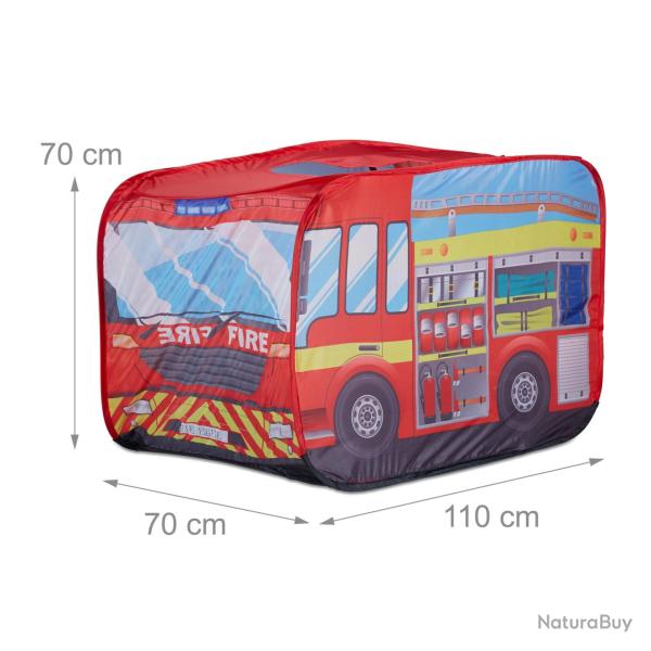 Tente de jeu camion de pompiers jeux jouets 13_0002855