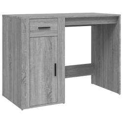 Bureau table poste de travail meuble d'ordinateur informatique &eacute;tude sonoma 100 x 49 x 75 cm bois d