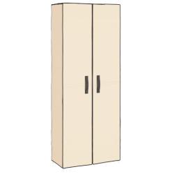 Armoire &agrave; chaussures range chaussures rangement meuble entr&eacute;e couloir salon 60 x 30 x 166 cm Tissu
