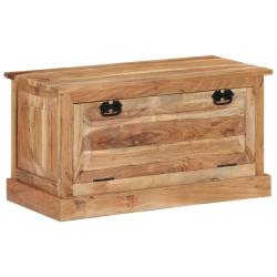 Banc banquette de rangement de chaussures 85 x 40 x 45 cm bois d'acacia massif 02_0010916