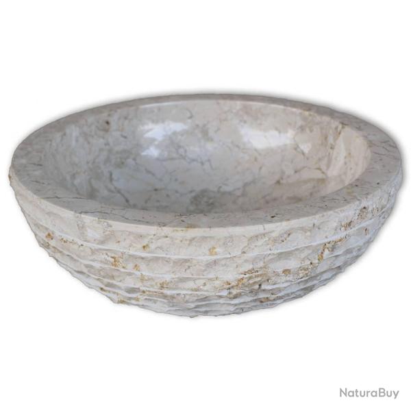 Lavabo marbre diam�tre 40 cm cr�me 02_0002837