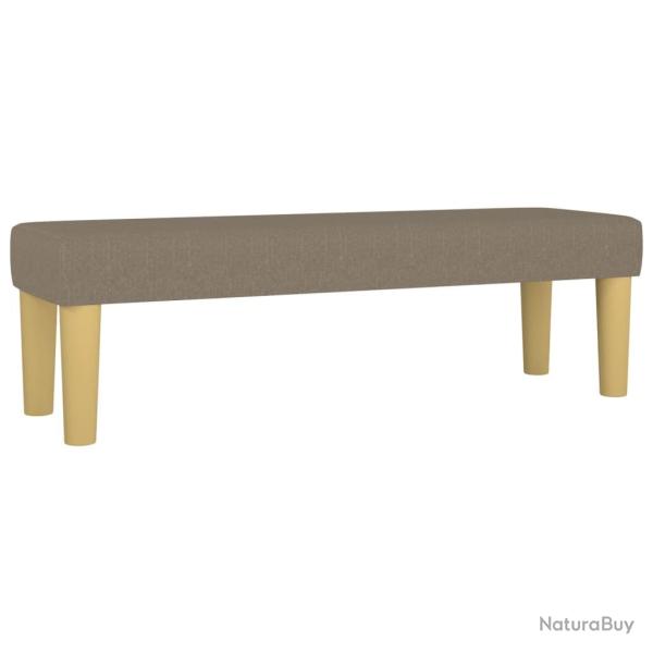 Banc banquette 100 x 30 x 30 cm tissu taupe 02_0010610