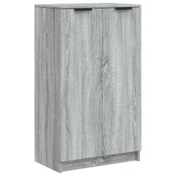 Meuble &agrave; chaussures sonoma 59 x 35 x 100 cm bois d'ing&eacute;nierie gris 02_0043426