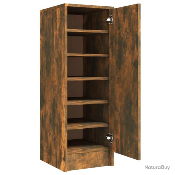 Meuble � chaussures 32 x 35 x 92 cm bois d'ing�nierie marron 02_0043392