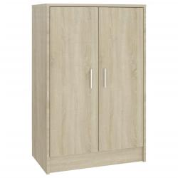 Armoire &agrave; chaussures range chaussures rangement meuble entr&eacute;e couloir salon sonoma 60 x 35 x 92 cm