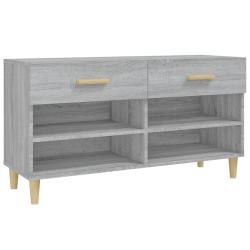 Meuble &agrave; chaussures sonoma 102 x 35 x 55 cm bois d'ing&eacute;nierie gris 02_0043418