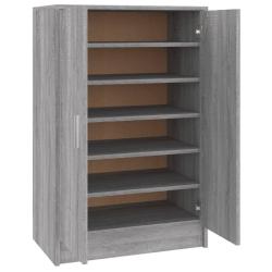 Meuble &agrave; chaussures sonoma 60 x 35 x 92 cm bois d'ing&eacute;nierie gris 02_0043431