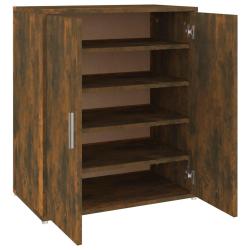 Meuble &agrave; chaussures 60 x 35 x 70 cm bois d'ing&eacute;nierie marron 02_0043406