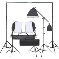 Kit de studio photo avec ensemble d'&eacute;clairage noir 02_0042400