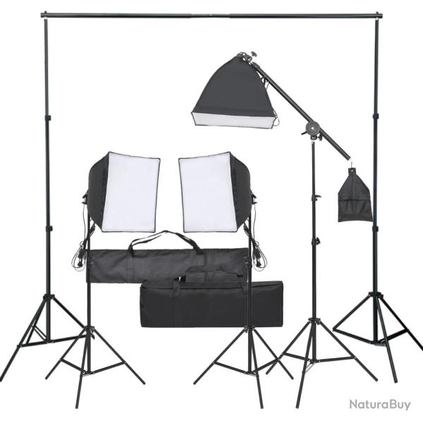 Kit de studio photo avec ensemble d'�clairage noir 02_0042400