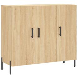 Buffet bahut commode armoire meuble de rangement organisateur cuisine salle de s&eacute;jour salon sonoma