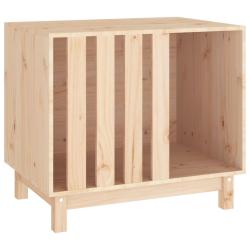 Niche pour chien 70 x 50 x 62 cm bois de pin massif marron 02_0043453