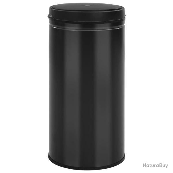Poubelle � capteur automatique 70 L acier au carbone noir 02_0043843