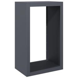 Portant de bois de chauffage 60 x 40 x 100 cm acier anthracite 02_0043718