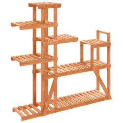 Support &agrave; fleurs meuble plante 110 x 25 x 111 cm bois massif de sapin marron 02_0045196
