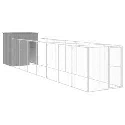Niche pour chien avec cour clair 165 x 863 x 181 cm gris 02_0043500