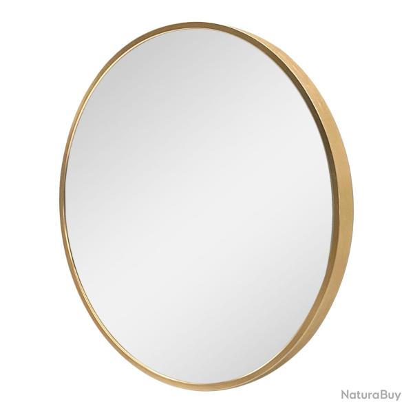 Miroir mural rond diam�tre 60 cm dor� 03_0007921