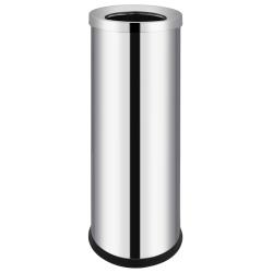 Poubelle d'h&ocirc;tel 32 litres acier inoxydable 02_0006042