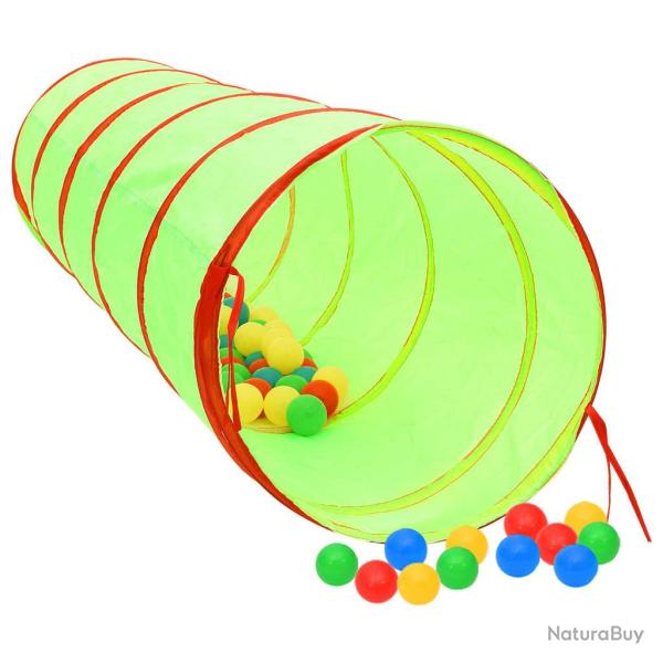 Tunnel de jeu pour enfants 175 cm polyester vert 02_0005156