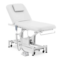 Table de massage professionnelle &eacute;lectrique lit de massage table de soin kin&eacute; 2 moteurs blanc 200 k
