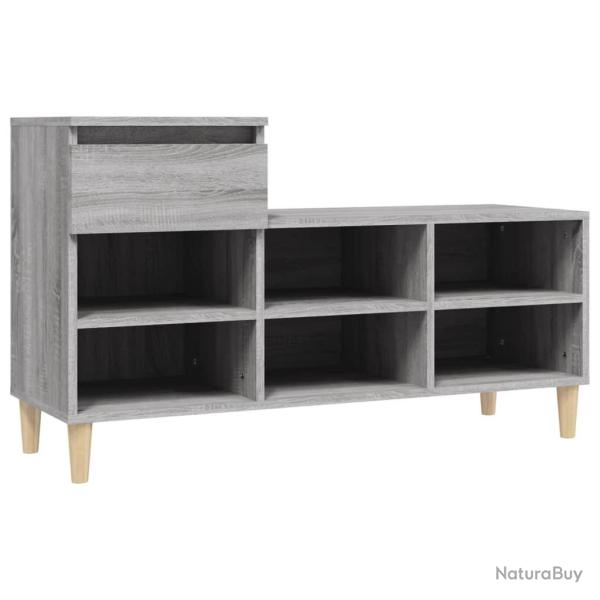 Armoire � chaussures range chaussures rangement meuble entr�e couloir salon sonoma 102 x 36 x 60 cm