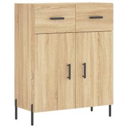 Buffet bahut commode armoire meuble de rangement organisateur cuisine salle de s&eacute;jour salon sonoma