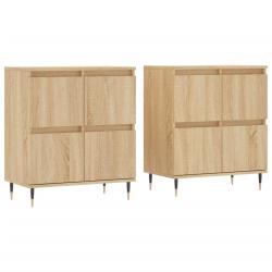 Buffet bahut commode armoire meuble de rangement organisateur cuisine salle de s&eacute;jour salons lot de