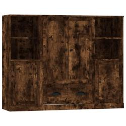 Buffet bahut commode armoire meuble de rangement organisateur cuisine salle de s&eacute;jour salons 3 pcs