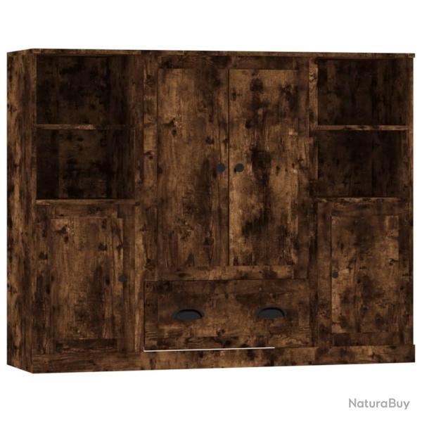 Buffet bahut commode armoire meuble de rangement organisateur cuisine salle de s�jour salons 3 pcs