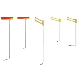 Kit de d&eacute;bosselage sans peinture 5 pi&egrave;ces outils de r&eacute;paration carrosserie de voiture v&eacute;hicule tige