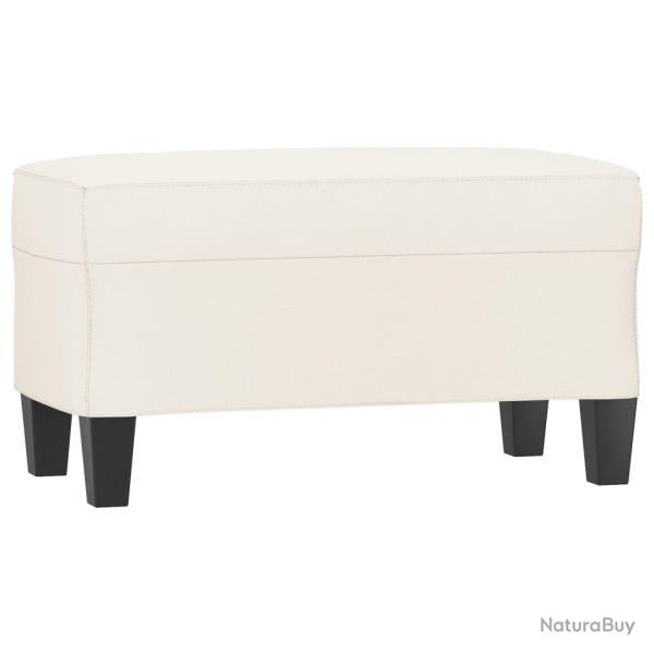 Banc banquette cr�me 70 x 35 x 41 cm synth�tique 02_0010612