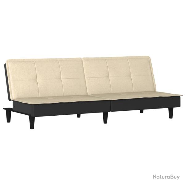 Canap�-lit cr�me tissu 02_0020414