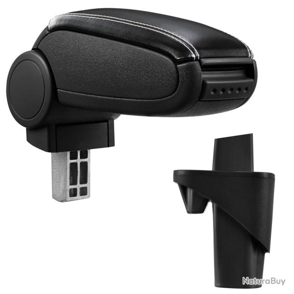 Accoudoir central pour Opel Agila A / Suzuki Wagon R+ - avec compartiment - rembourr� - cuir-synth�