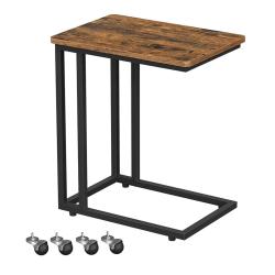 Bout de canap&eacute; table basse petite desserte mobile table de chevet 50 x 35 x 55 cm table anguleuse p