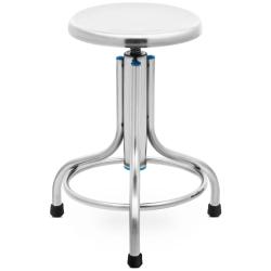 Tabouret laboratoire professionnel 150 kg acier inoxydable 14_0010078