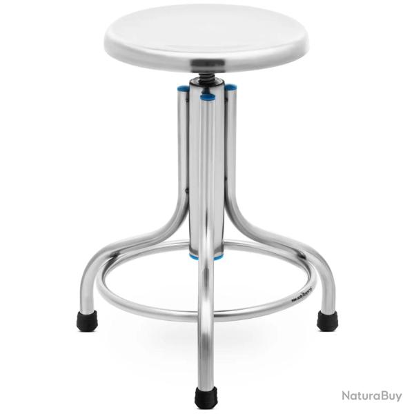 Tabouret laboratoire professionnel 150 kg acier inoxydable 14_0010078
