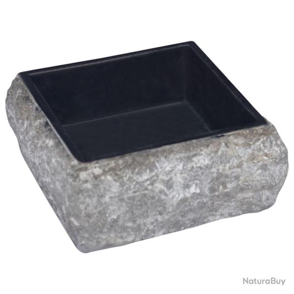 Lavabo vasque salle de bain 30 x 30 cm marbre noir 02_0002819