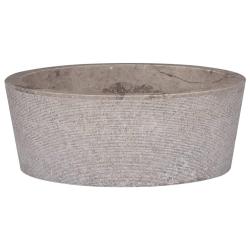 Lavabo diam&egrave;tre 40 x 15 cm marbre gris 02_0002823