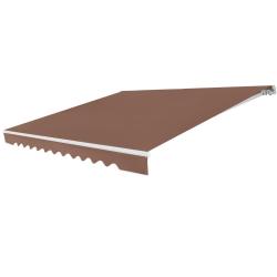 Store banne r&eacute;tractable 3,6 x 3 m protection solaire r&eacute;glable 5-35&deg; style moderne en aluminium marr