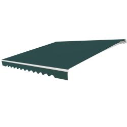Store banne r&eacute;tractable pour balcon 3,6 x 3 m ambiances cosy inclinaison r&eacute;glable 5-35&deg; en aluminiu