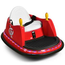 Auto tamponneuse &eacute;lectrique interactive 57 x 75 x 42 cm pour enfants 2-5 ans t&eacute;l&eacute;commande musicale