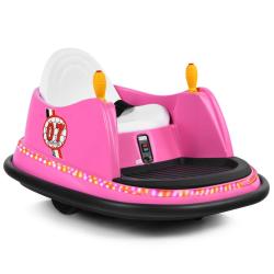 Auto tamponneuse &eacute;lectrique interactive pour enfants 57 x 75 x 42 cm pilotage facile en polypropyl&egrave;