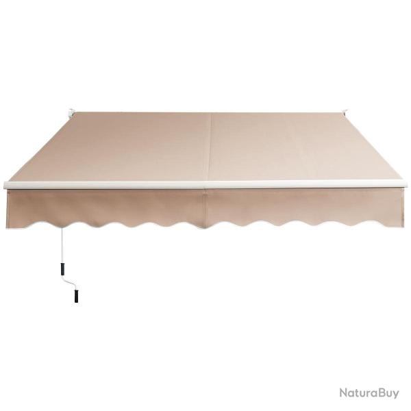 Store banne r�tractable pour balcon 245 x 200 cm angle ajustable 40-100� pratique et durable en alu