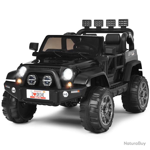 Voiture �lectrique 2 places avec t�l�commande 2,4 G 123 x 80 x 80 cm s�curit� optimale ambiane joye