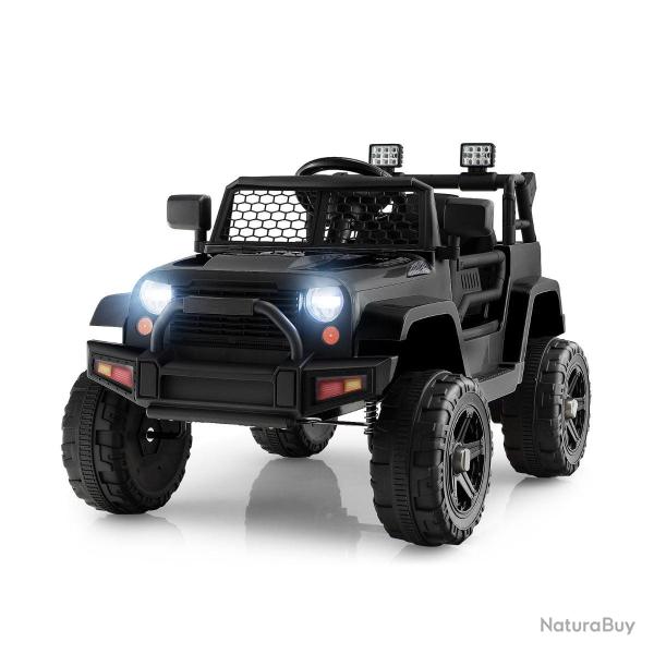Camion �lectrique pour enfants 98 x 66 x 65 cm 2 modes de conduite musique et phares design noir en