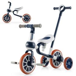 Tricycle 5-en-1 pour enfants 37 x 72 x 101 cm avec si&egrave;ges r&eacute;glables et roulettes antid&eacute;rapantes en