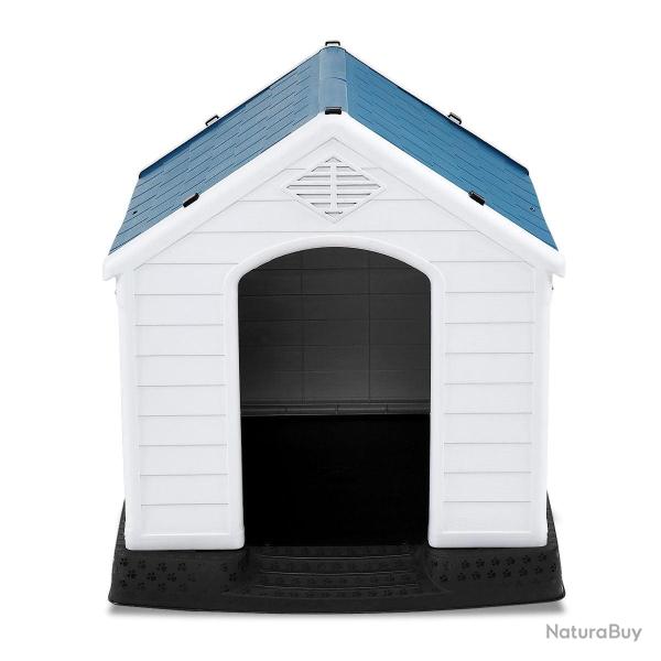 Niche pour chien int�rieure et ext�rieure 87,7 x 78,5 x 81,5 cm imperm�able et ventil�e style �l�ga
