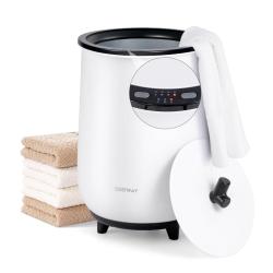 Chauffe-serviettes seau 34 x 54 cm grande capacit&eacute; 23 litres chaleur personnalisable ambiance moder