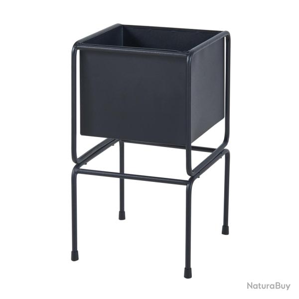 Support pour plantes m�tal 36 x 20 x 20 cm noir 03_0010717